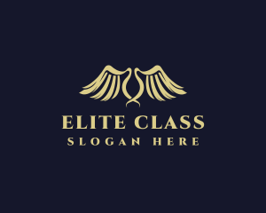 Premium Flight Wings logo design