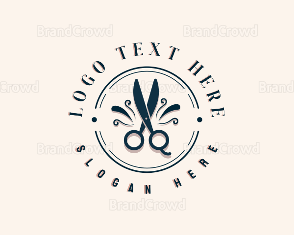 Fashion Scissors Salon Logo
