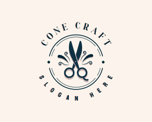 Fashion Scissors Salon logo design