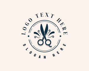 Fashion Scissors Salon Logo