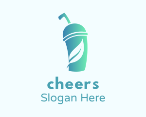 Leaf Drinking Cup Logo