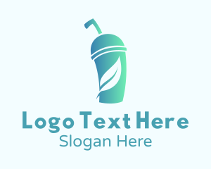 Leaf Drinking Cup Logo