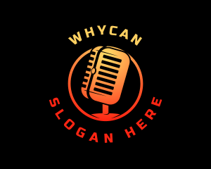 Podcast Media Recording Logo