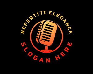 Podcast Media Recording logo design