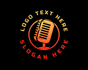Music - Podcast Media Recording logo design