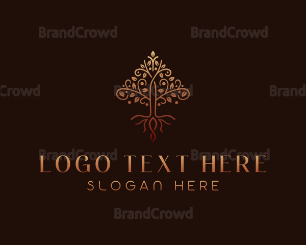 Tree Garden Landscaping Logo