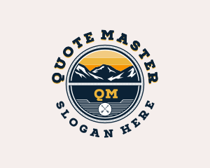 Mountain Summit Adventure logo design