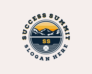 Mountain Summit Adventure logo design