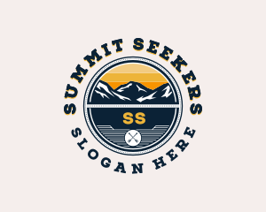 Mountain Summit Adventure logo design