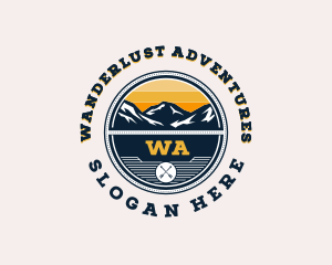 Mountain Summit Adventure logo design