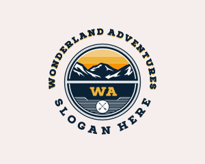 Mountain Summit Adventure logo design