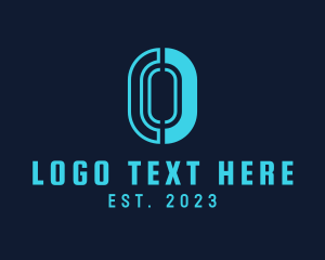 Letter O - Cyber Technology Letter O logo design