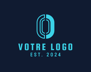 Cyber Technology Letter O Logo