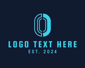 Agency - Cyber Technology Letter O logo design