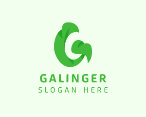 Green Plant Letter G Logo