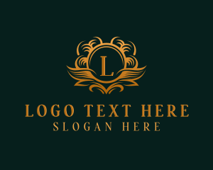 Royal - Elegant Royal Wreath logo design