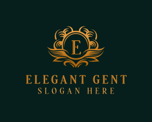 Elegant Royal Wreath logo design