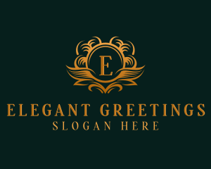 Elegant Royal Wreath logo design