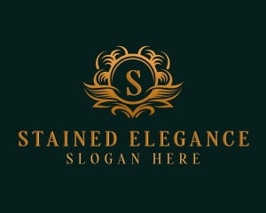 Elegant Royal Wreath logo design