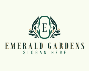 Organic Wreath Spa logo design