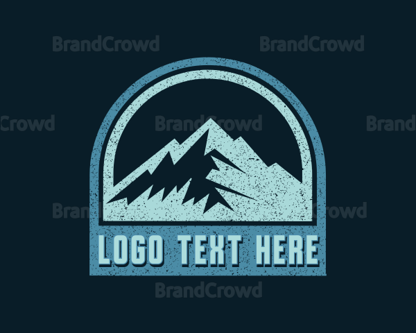 Mountain Hiking Adventure Logo