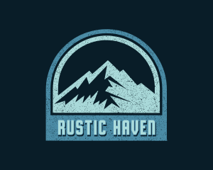 Mountain Hiking Adventure logo design