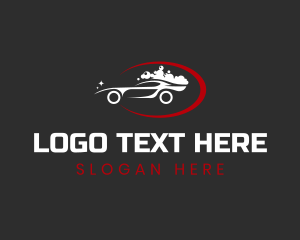 Clean - Automobile Cleaning Service logo design