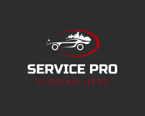 Automobile Cleaning Service logo design