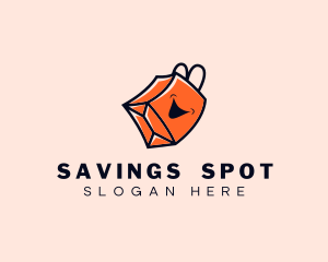 Bargain - Shopping Bag Smile Store logo design