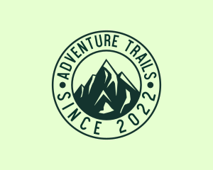 Trekking - Mountain Camp Trekking logo design