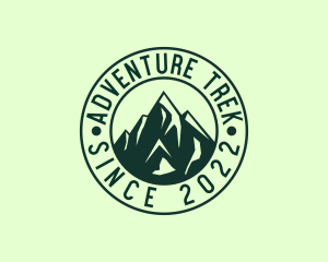 Trekking - Mountain Camp Trekking logo design