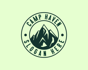 Mountain Camp Trekking logo design