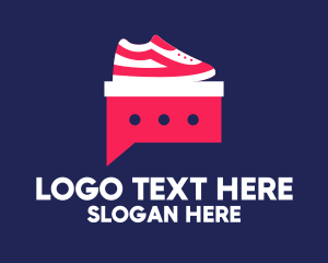 Sneakers Footwear Chat  Logo