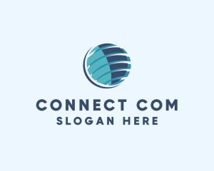 Telecommunication - Global Sphere Agency logo design