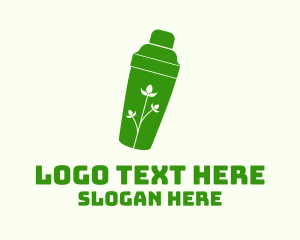 Green - Natural Juice Shaker logo design