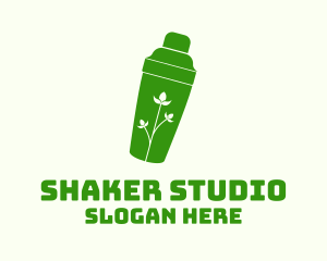 Shaker - Natural Juice Shaker logo design