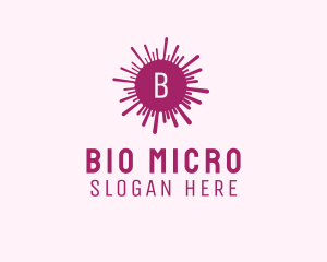 Microbiology - Coronavirus Bacteria Germs logo design