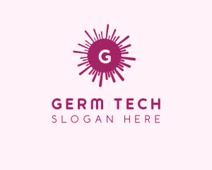 Germ - Bacteria Germ Virus logo design