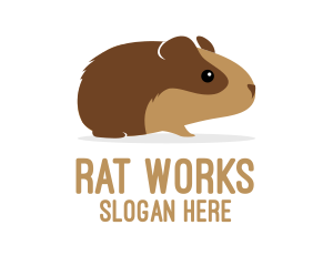 Brown Guinea Pig logo design