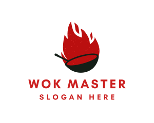 Wok - Cooking Wok Restaurant logo design