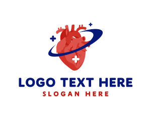 Cardiology - Heart Cardiology Hospital logo design