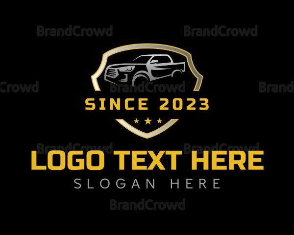 Pickup Truck Badge Logo