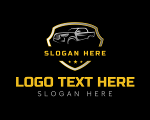 Pickup Truck Badge Logo