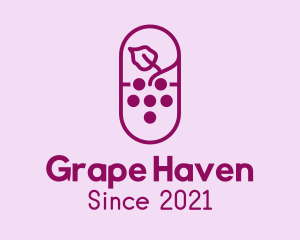 Vineyard - Purple Grape Vineyard logo design