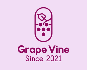 Grape - Purple Grape Vineyard logo design