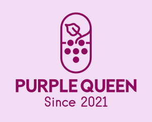 Purple Grape Vineyard logo design