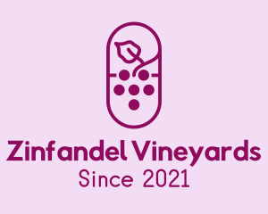 Purple Grape Vineyard logo design