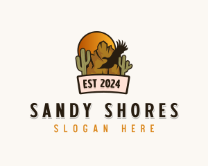 Dunes - Desert Cactus Canyon logo design