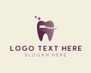 Dental Toothbrush Orthodontist Logo