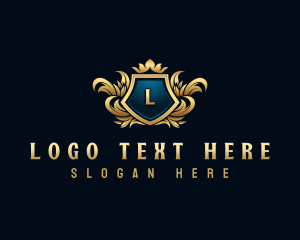 Luxe - Royal Crown Crest logo design